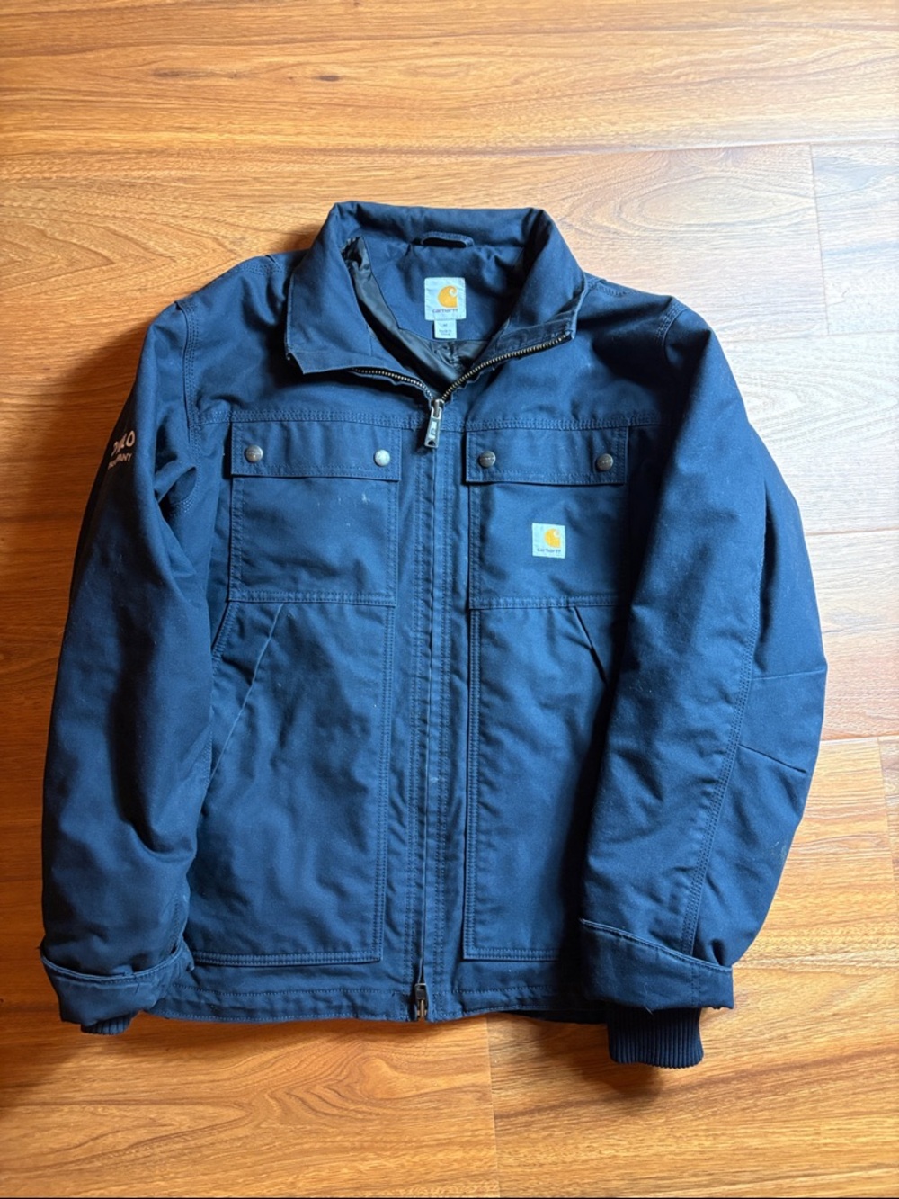 Carhartt men’s medium Navy Workwear Canvas Jacket